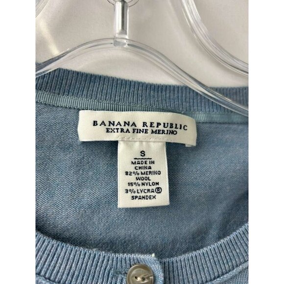 Banana Republic Women's Small Extra Fine Merino Wool Blend Long Sleeve Sweater - Picture 3 of 12